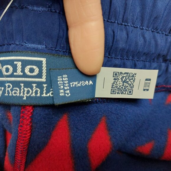 Polo Ralph Lauren Men Snowflake Fair-Isle Graphic Fleece Jogger Sweatpants M - Picture 8 of 9